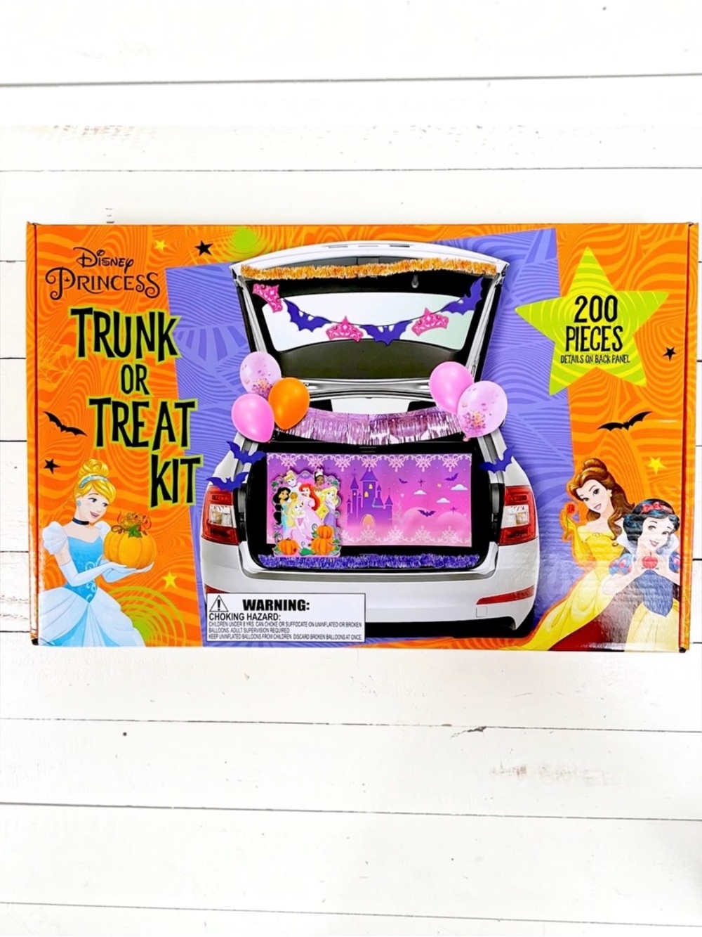 Disney Princess Halloween Trunk or Treat Car Decorating Kit & Activities NIB